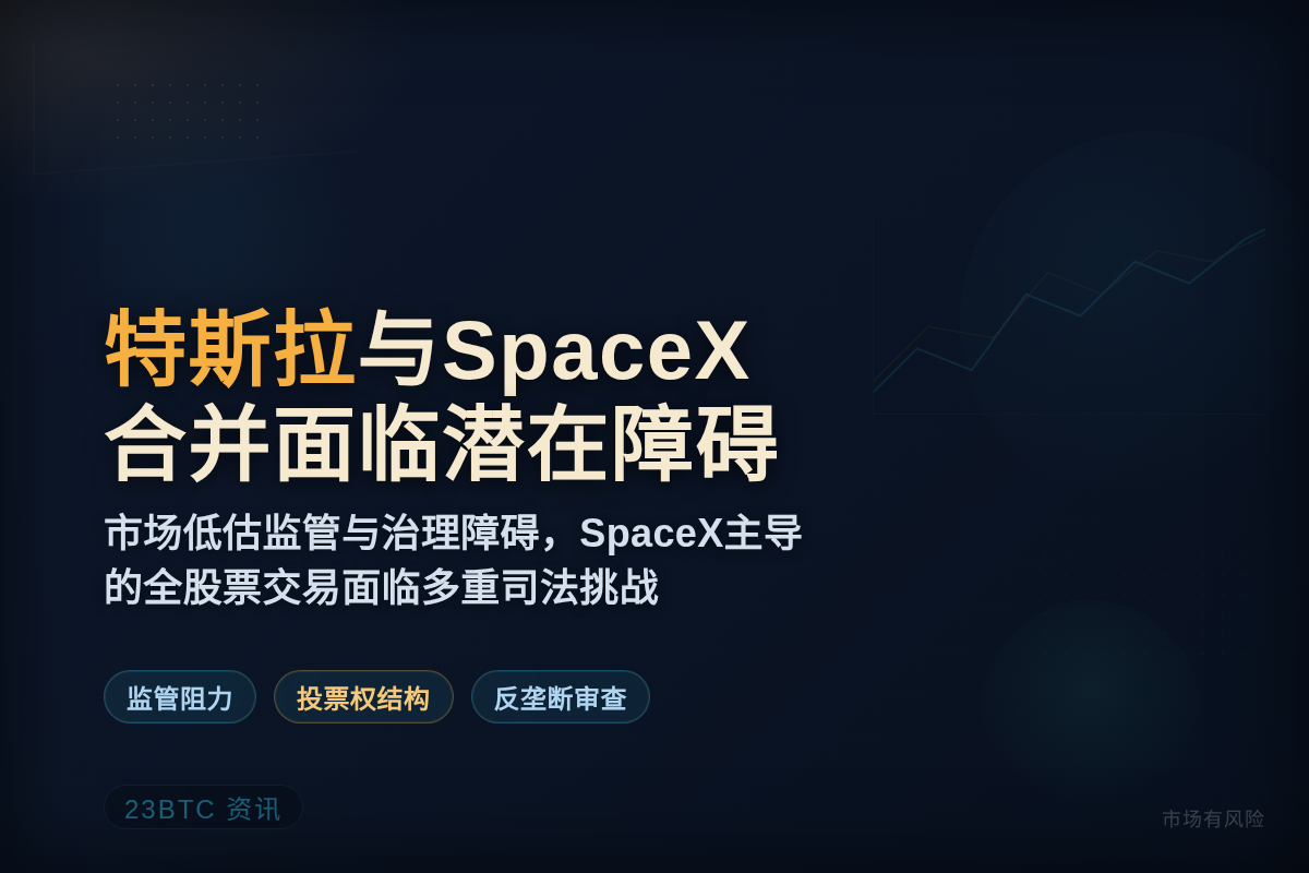特斯拉与SpaceX合并面临潜在障碍插图1 特斯拉与SpaceX合并面临潜在障碍
