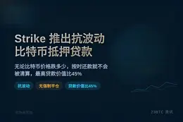 Strike 推出抗波动比特币抵押贷款