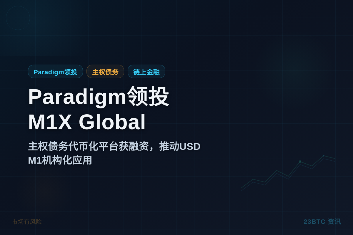 Paradigm领投M1X Global种子轮融资