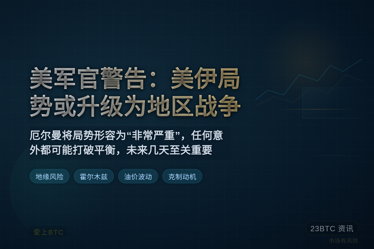 美军官警告:美伊局势或升级为地区战争插图1 美军官警告:美伊局势或升级为地区战争
