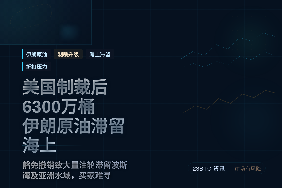 美国制裁后6300万桶伊朗原油滞留海上插图1 美国制裁后6300万桶伊朗原油滞留海上
