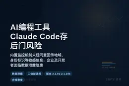 AI编程工具Claude Code存后门风险