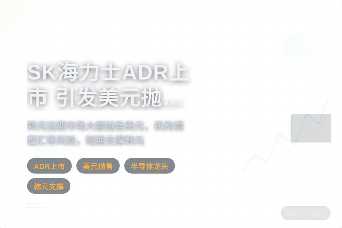 消息人士:SK海力士ADR上市引发美元抛售插图1 消息人士:SK海力士ADR上市引发美元抛售