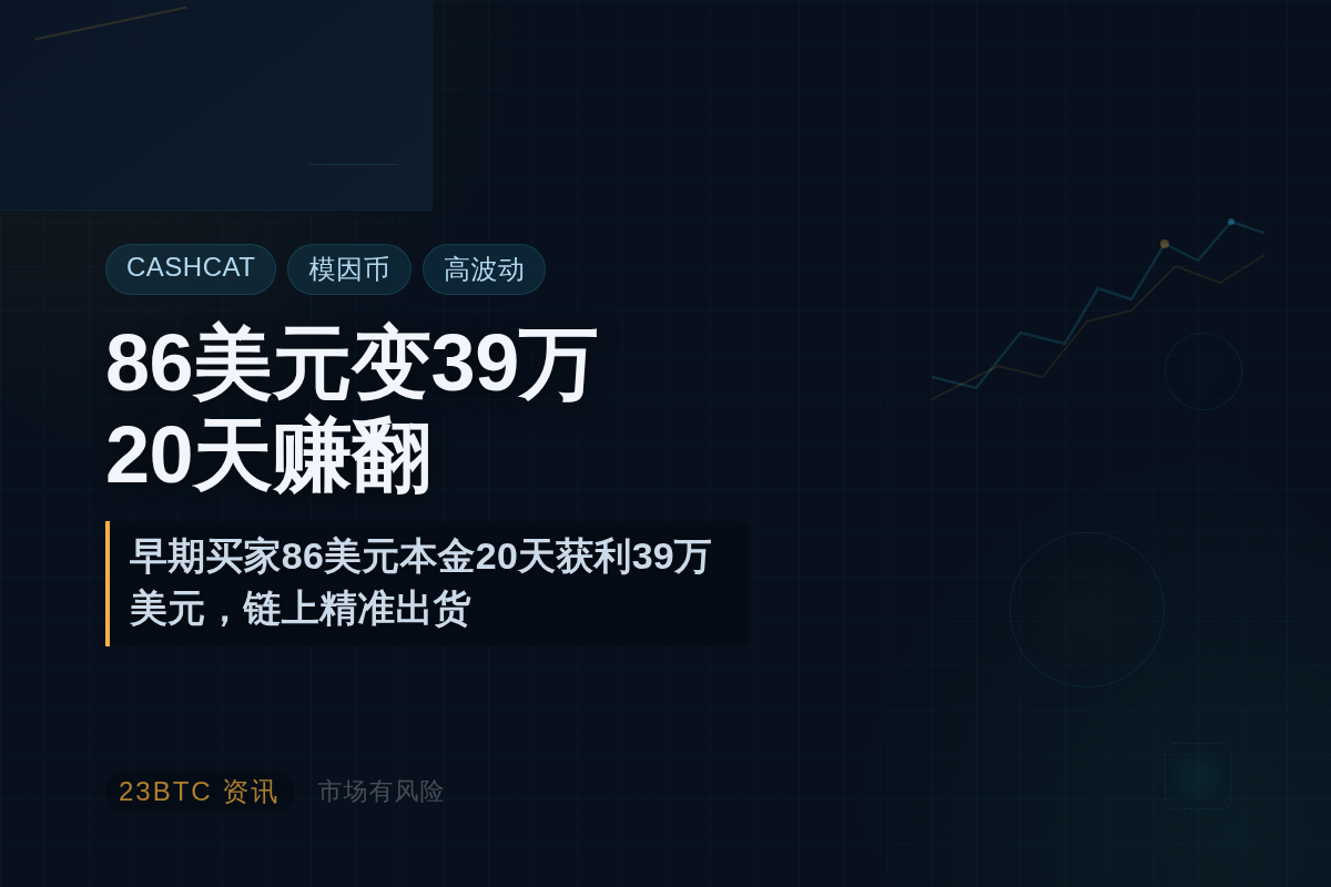 86美元变39万,20天赚翻!插图1 86美元变39万,20天赚翻!