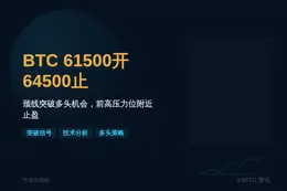 2026-07-08 07:12:14 BTC:61500开，64500止，60000损