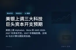 美银上调三大科技巨头资本开支预期
