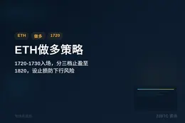 2026-07-08 08:29:15 ETH做多策略：1720入场