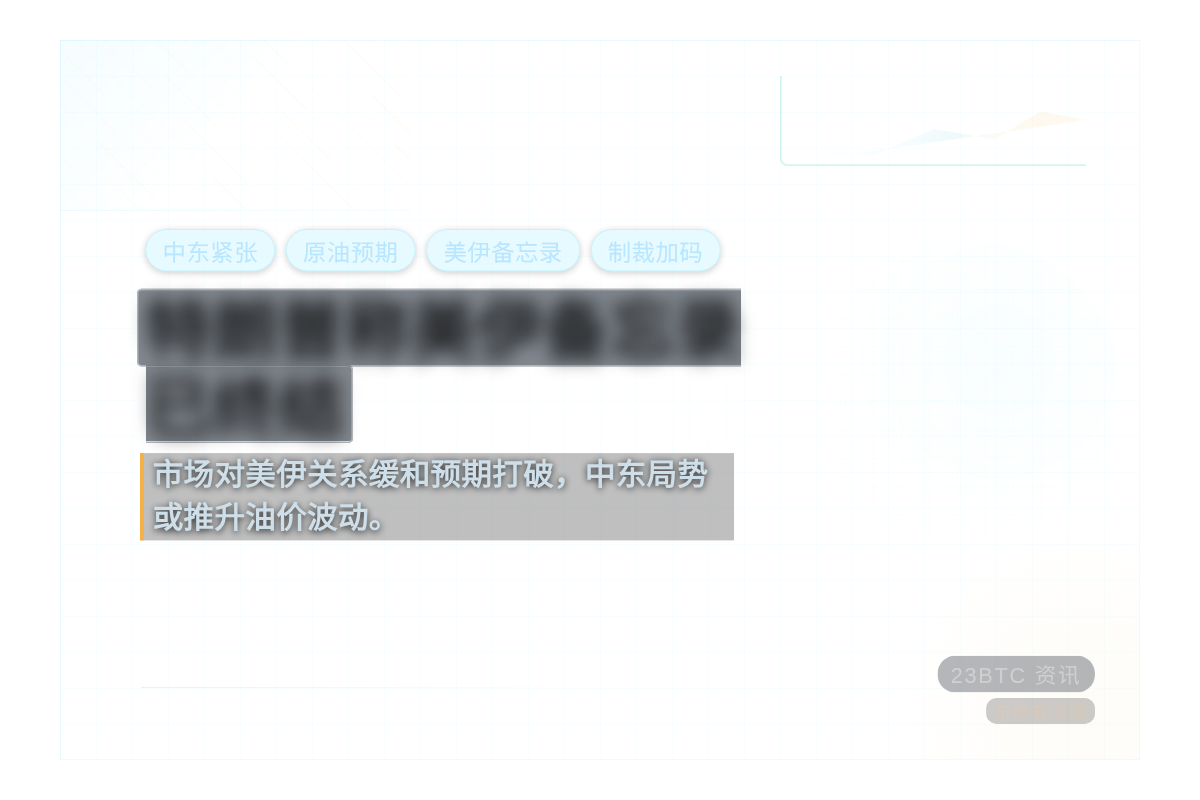 特朗普称美伊备忘录已终结插图1 特朗普称美伊备忘录已终结