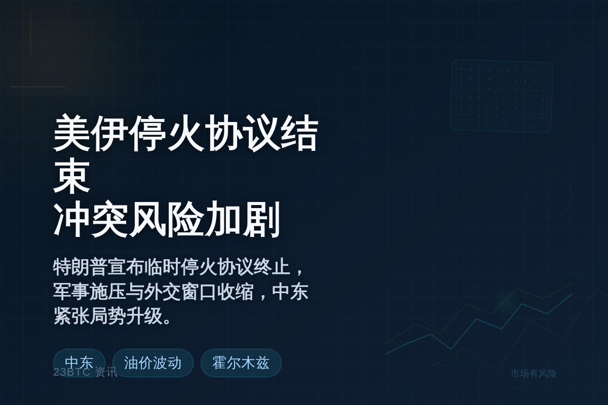 特朗普称伊朗停火协议结束,冲突风险加剧插图1 特朗普称伊朗停火协议结束,冲突风险加剧