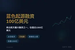 蓝色起源融资100亿美元