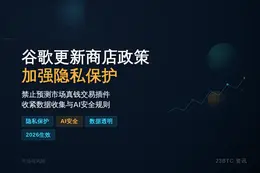 谷歌更新Chrome商店政策加强隐私保护