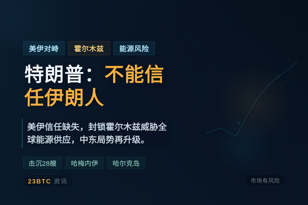 特朗普:不能信任伊朗人插图1 特朗普:不能信任伊朗人