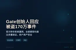 Gate创始人回应被盗170万事件
