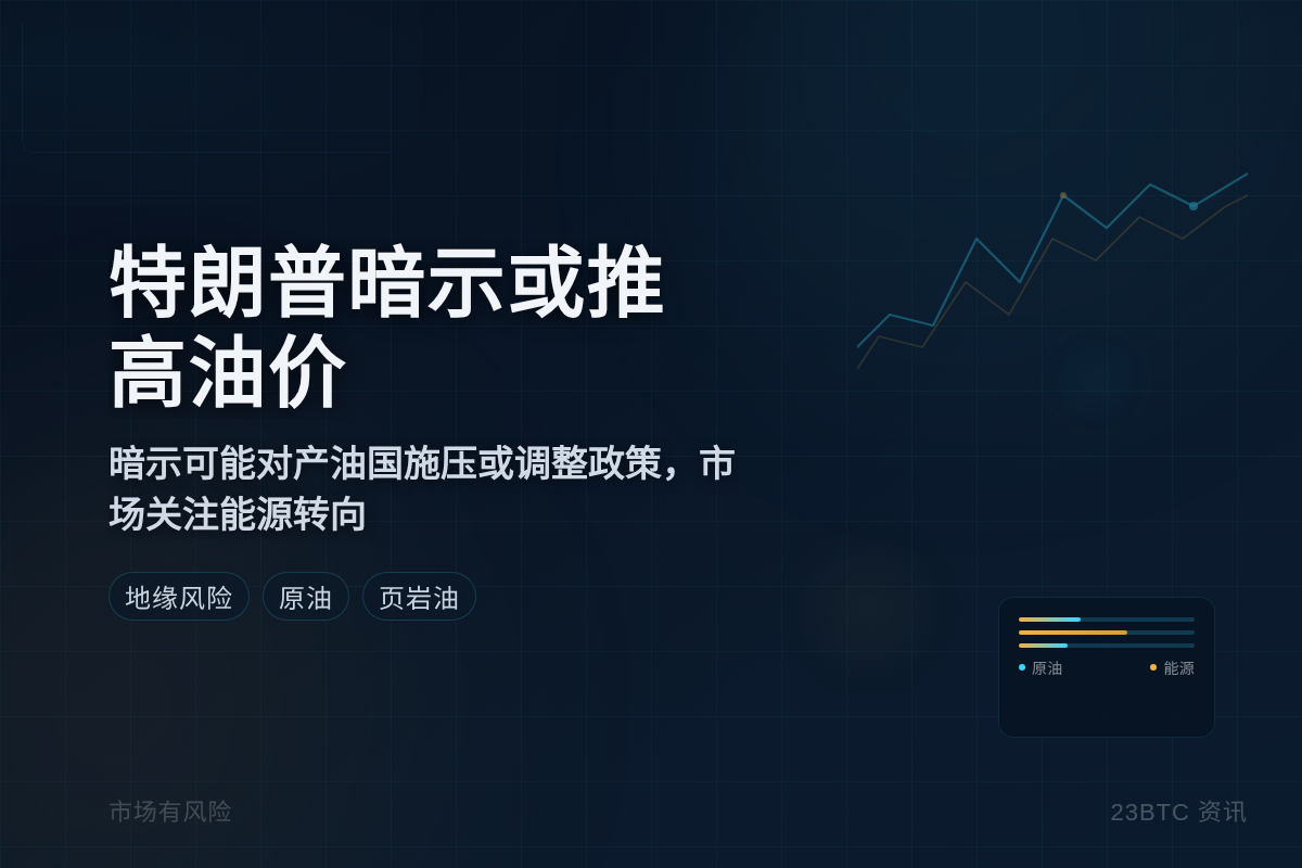 特朗普暗示或推高油价