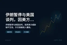 伊朗暂停与美国谈判，因美方威胁