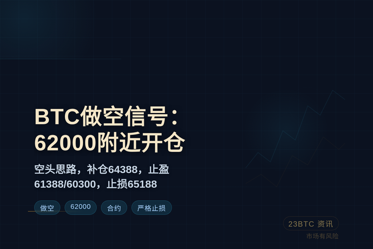 2026-07-08 15:28:30 BTC做空信号:62000附近开仓插图1 BTC做空信号:62000附近开仓