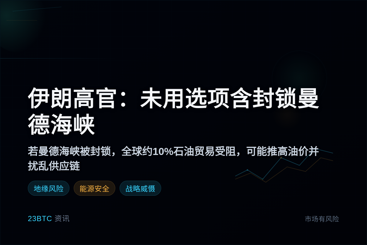 伊朗高官:未用选项含封锁曼德海峡插图1 伊朗高官:未用选项含封锁曼德海峡