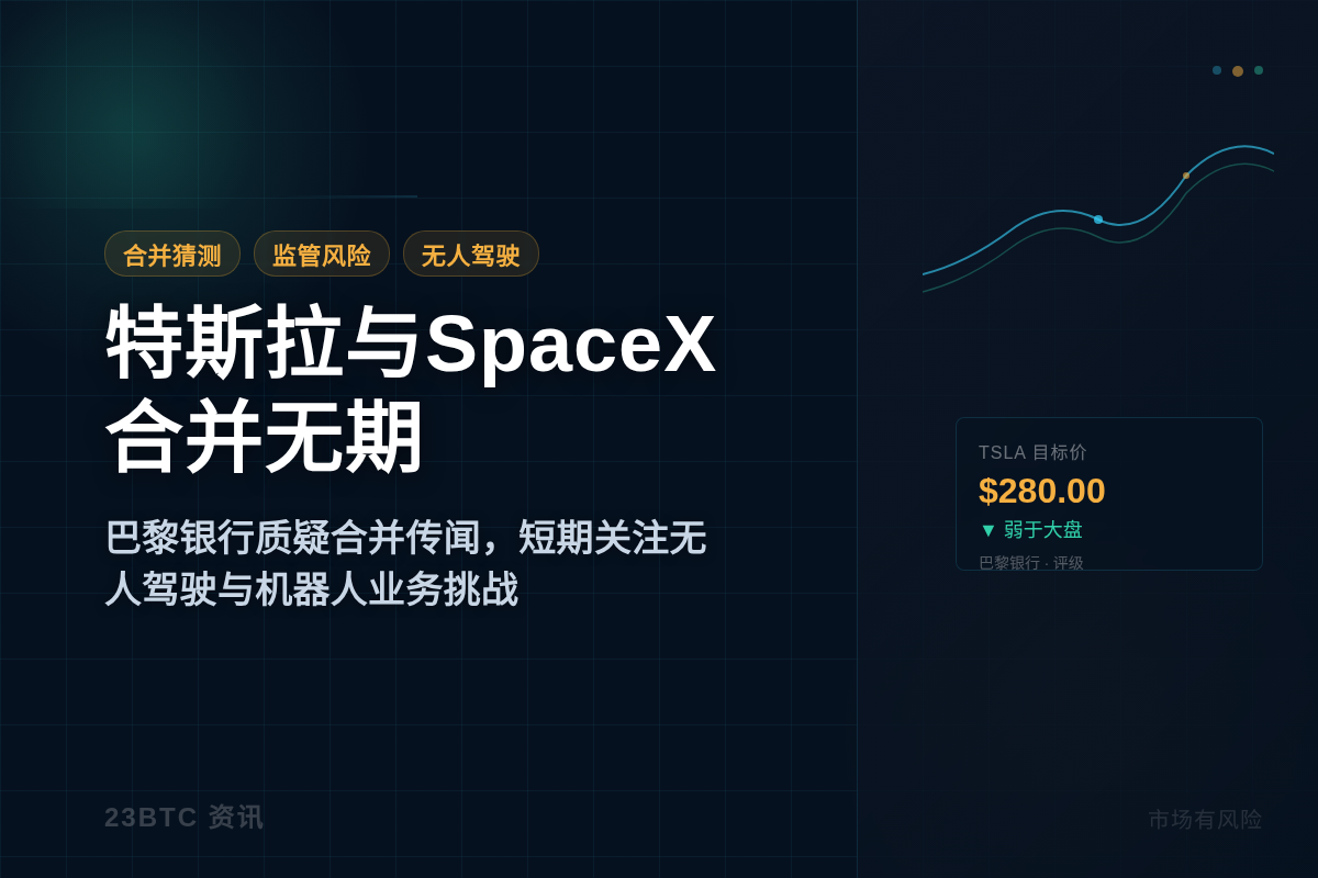 特斯拉与SpaceX合并无期