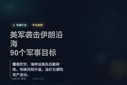 美军袭击伊朗沿海90个军事目标