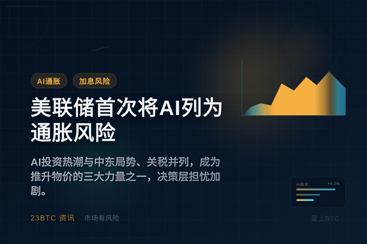 美联储首次将AI列为通胀风险插图1 美联储首次将AI列为通胀风险