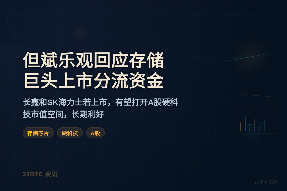 但斌乐观回应长鑫海力士上市资金分流插图1 但斌乐观回应长鑫海力士上市资金分流