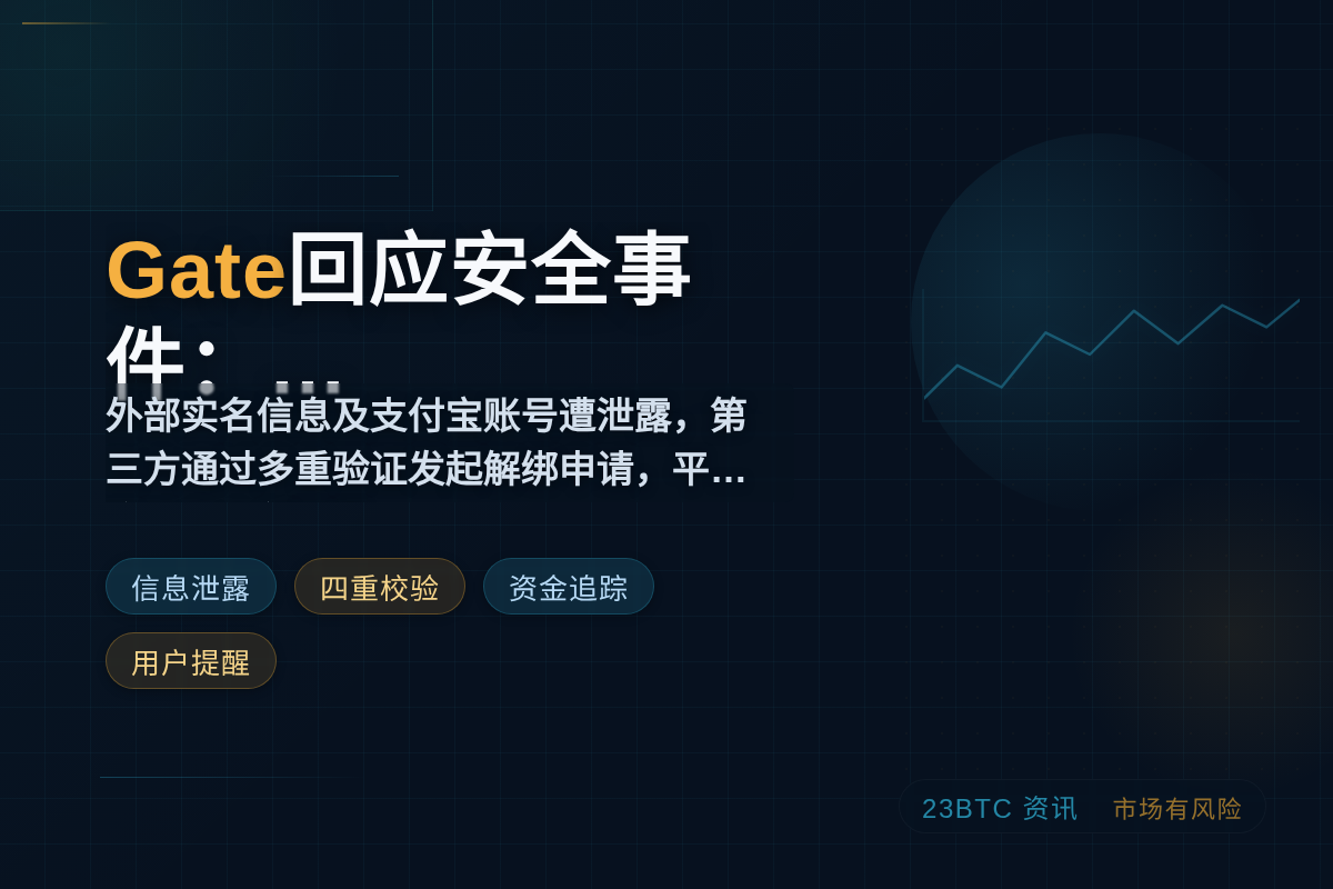 Gate回应安全事件:第三方非法获取客户信息插图1 Gate回应安全事件:第三方非法获取客户信息