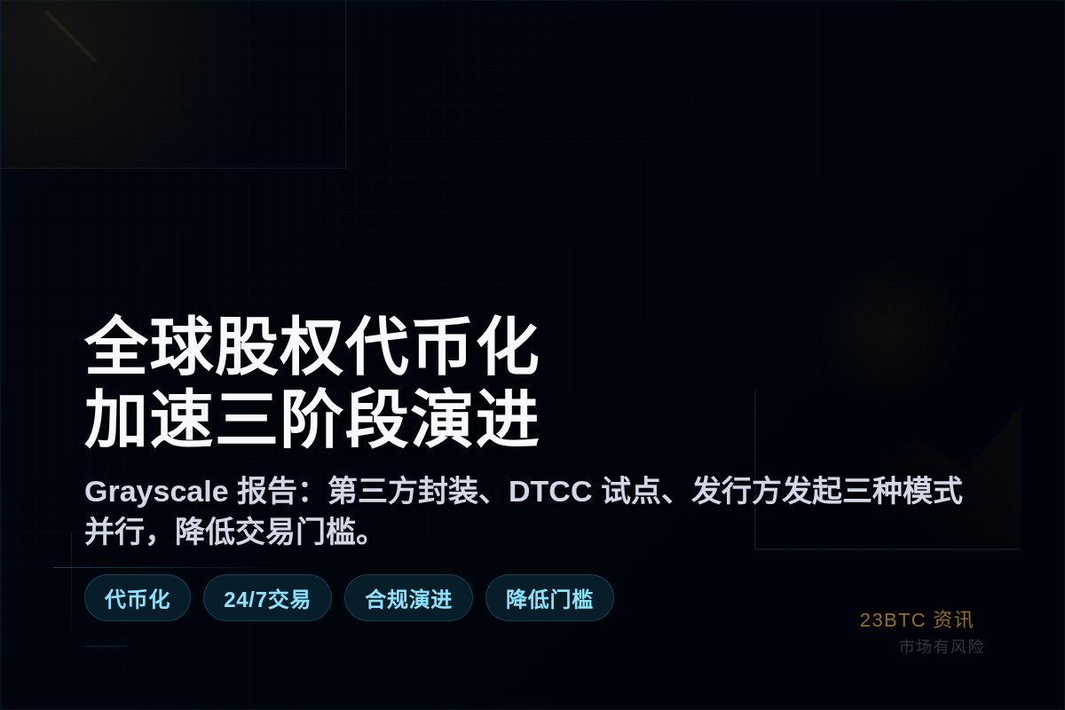 灰度：全球股权代币化加速三阶段演进
