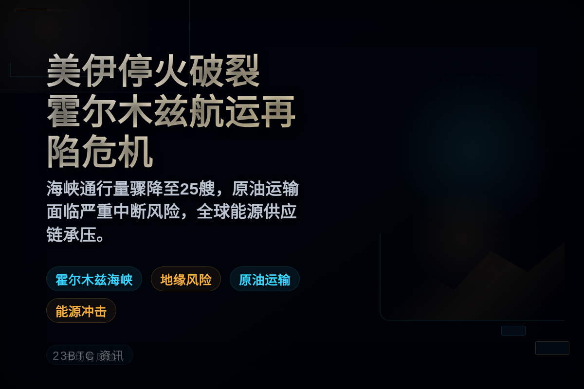 美伊停火破裂,霍尔木兹航运再陷危机插图1 美伊停火破裂,霍尔木兹航运再陷危机