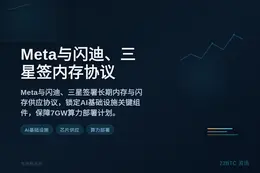 Meta与闪迪、三星签内存协议