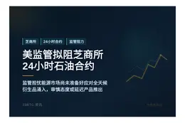 美监管拟阻芝商所24小时石油合约