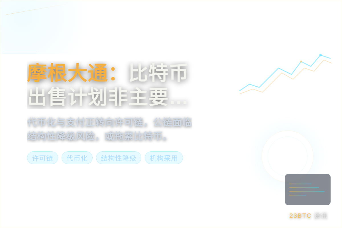 摩根大通:比特币出售计划非主要风险插图1 摩根大通:比特币出售计划非主要风险
