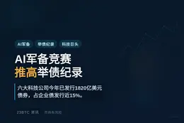 AI军备竞赛推高科技公司借款纪录