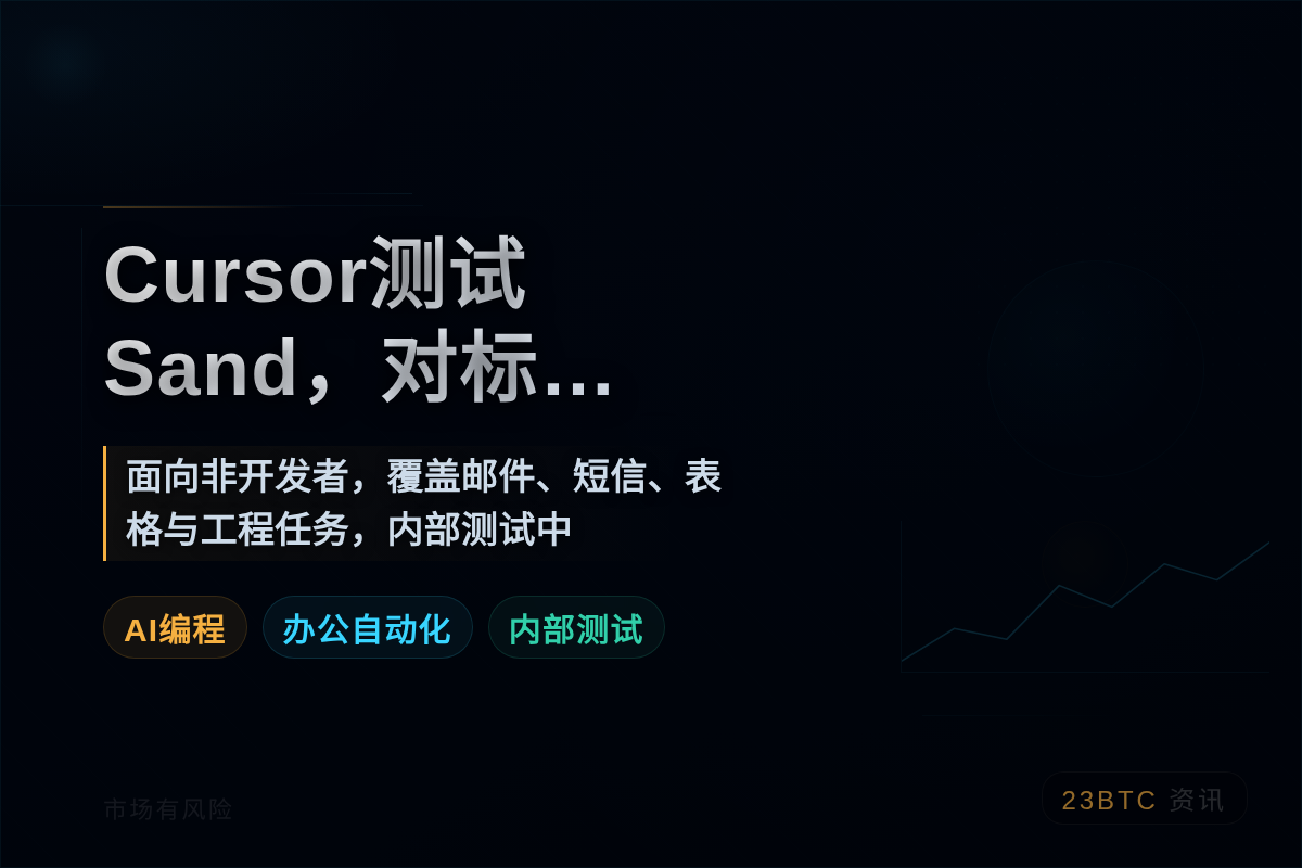 Cursor测试Sand,对标Claude Cowork插图1 Cursor测试Sand,对标Claude Cowork