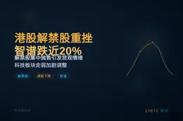 港股解禁股重挫，智谱跌近20%，MINIMAX跌超10%