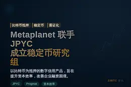 Metaplanet联手JPYC和Progmat成立稳定币研