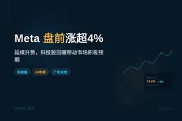 Meta盘前涨超4%，延续升势