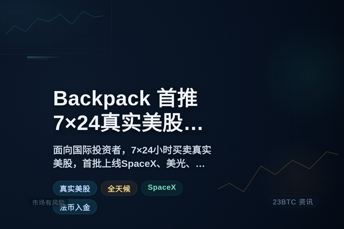 Backpack 首推7×24真实美股市场插图1 Backpack 首推7×24真实美股市场