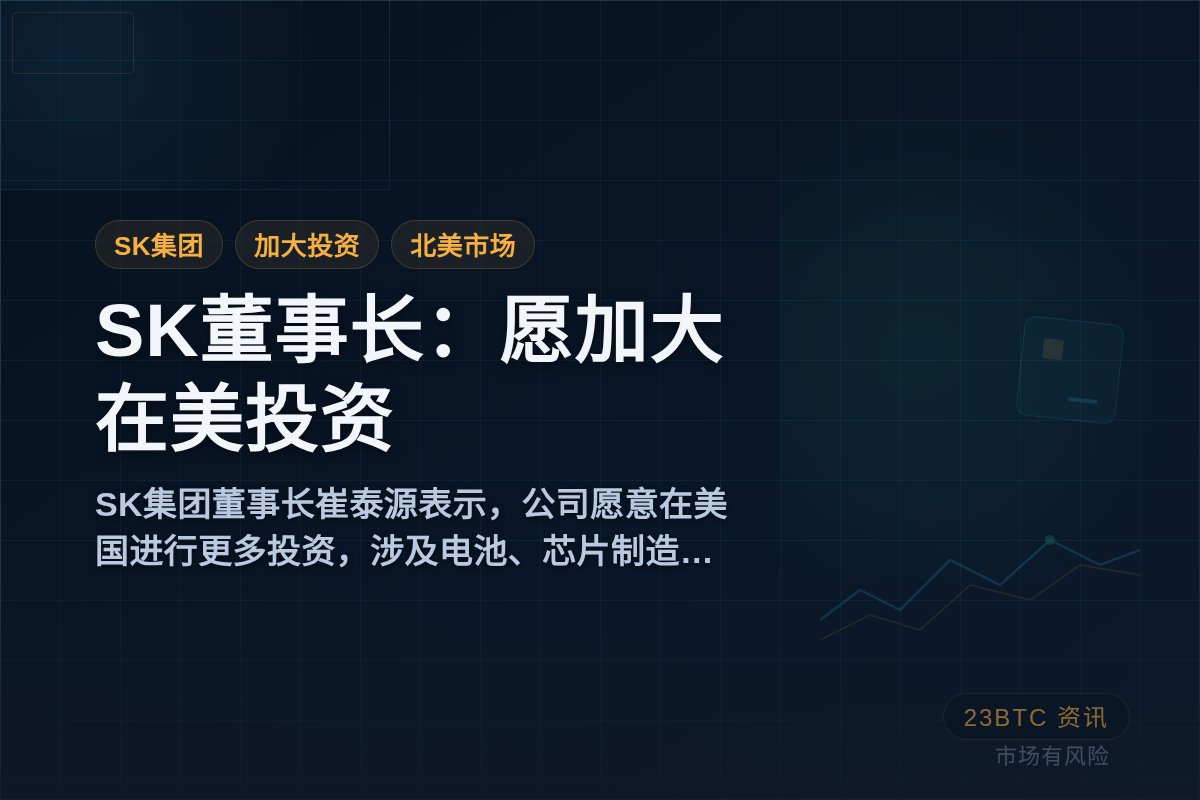SK董事长:愿加大在美投资插图1 SK董事长:愿加大在美投资