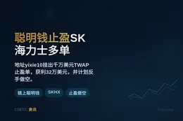 聪明钱止盈SK海力士多单
