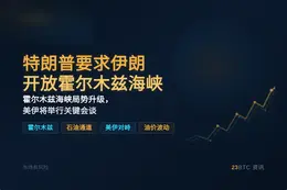 特朗普要求伊朗周六前开放海峡