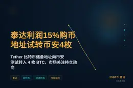 泰达利润15%购币地址试转币安4枚