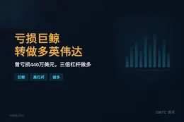 亏损巨鲸转做多英伟达