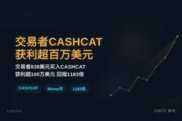 交易者CASHCAT获利超百万美元