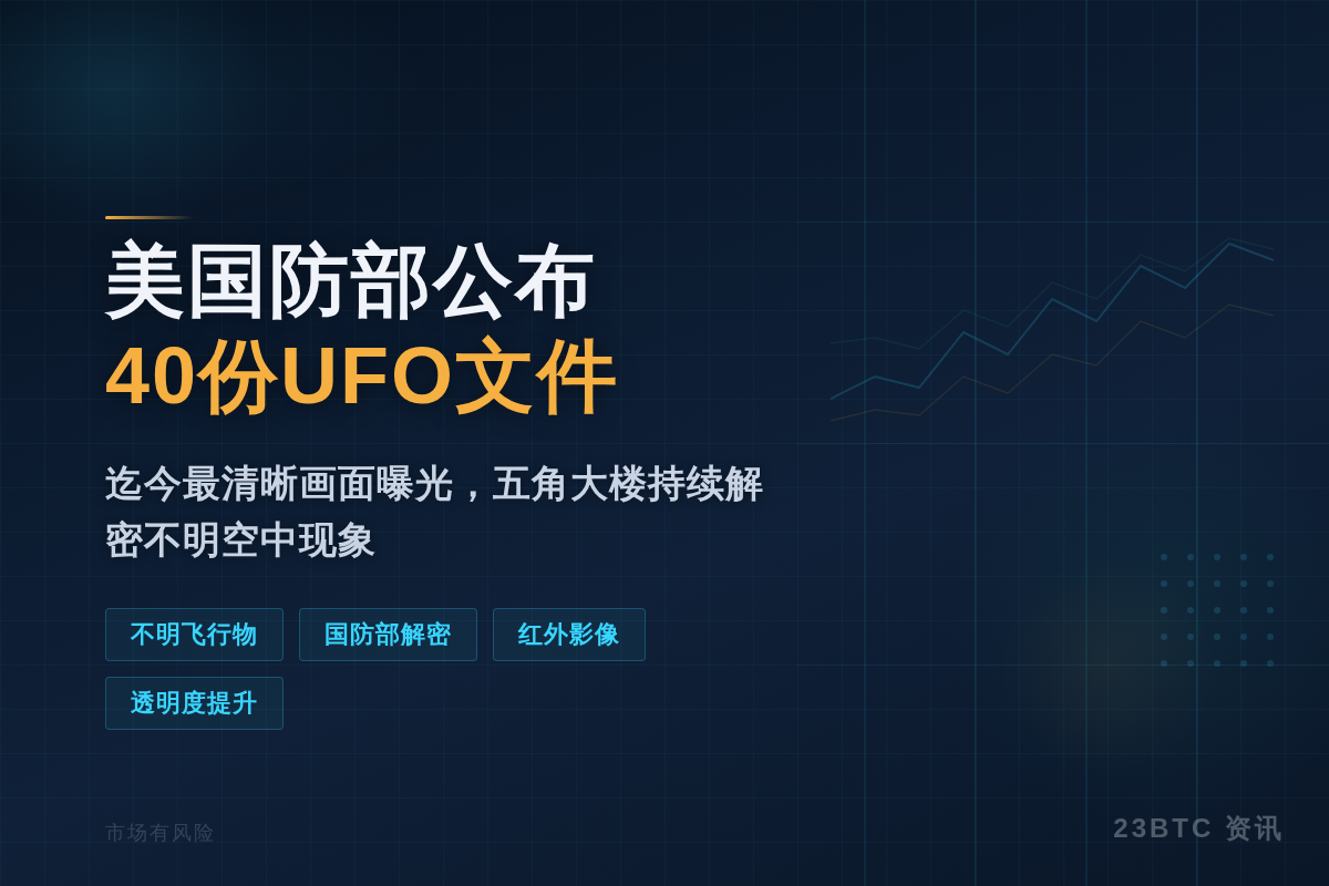 美国防部公布40份UFO文件