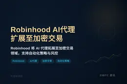 Robinhood AI代理扩展至加密交易