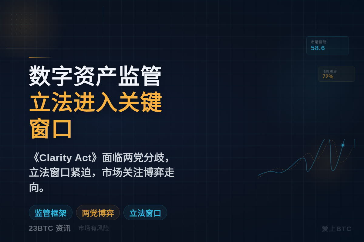 为数字资产监管框架立法进入关键窗口
