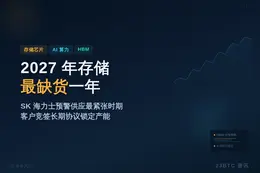2027年存储最缺货一年