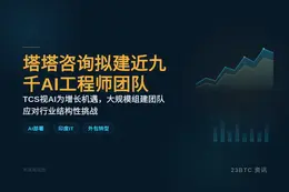 塔塔咨询拟建近九千AI工程师团队