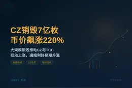 CZ销毁7亿枚，币价飙涨220%