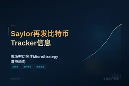 Saylor再发比特币Tracker信息